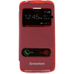 Чохол Чехол Folio Smart Window для Lenovo S920 Vine Red