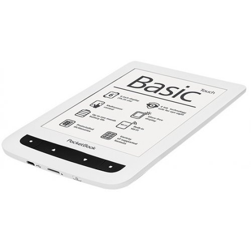 Купить Электронная книга PocketBook 624 Basiс Touch White - цена в Харькове, Киеве, Днепре, Одессе
в интернет-магазине Telemart фото