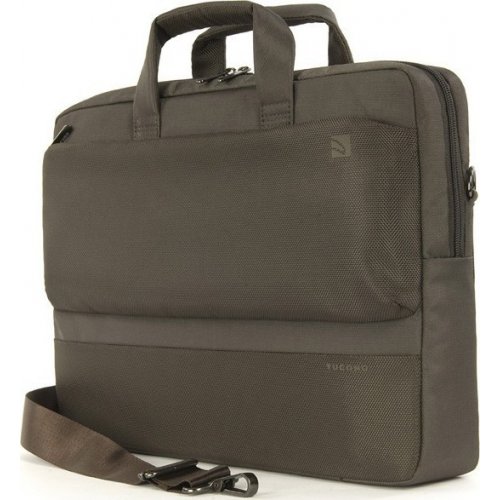 Сумка Tucano Dritta 14" (BDR1314-C) Coffee купить в Украине: Киев, Днепр, Харьков, Одесса  | Низкая цена, отзывы, характеристики от TELEMART фото