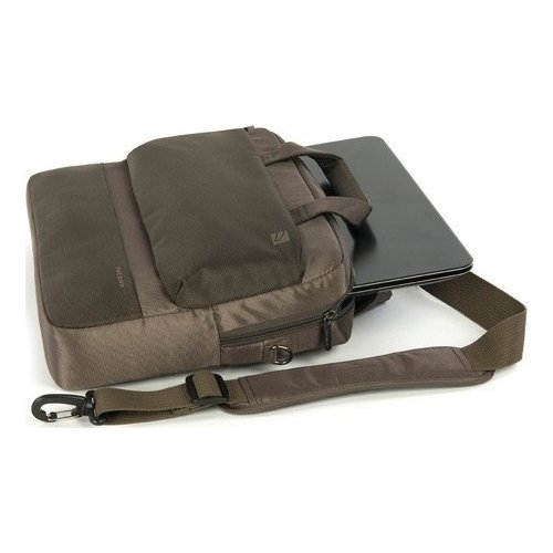 Сумка Tucano Dritta 14" (BDR1314-C) Coffee купить в Украине: Киев, Днепр, Харьков, Одесса  | Низкая цена, отзывы, характеристики от TELEMART фото