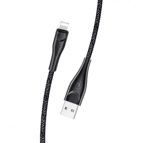 Купить USB Кабель Usams U41 Braided USB to Lightning 2A 1m Data/Charge Black - цена в Харькове, Киеве, Днепре, Одессе
в интернет-магазине Telemart фото