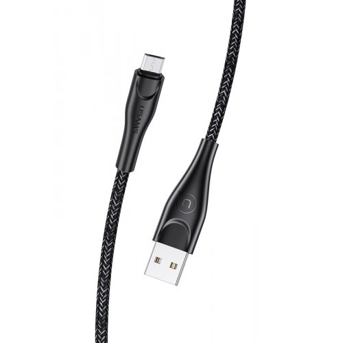 

Usams U41 Braided USB to micro USB 2A 1m Data/Charge Black