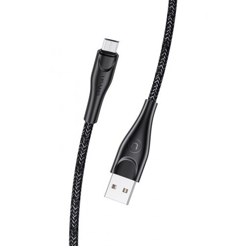 

Usams U41 Braided USB to micro USB 2A 2m Data/Charge Black