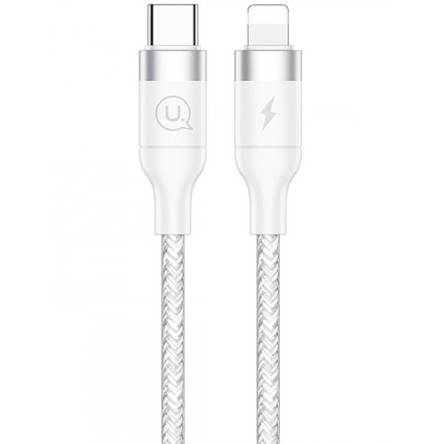 

Usams U31 PD Fast Charging USB Type-C to Lightning 2.4A 18W 1.2m Data/Charge White