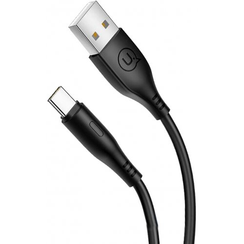 

Usams U18 Round USB to USB Type-C 2A 1.2m Data/Charge Black