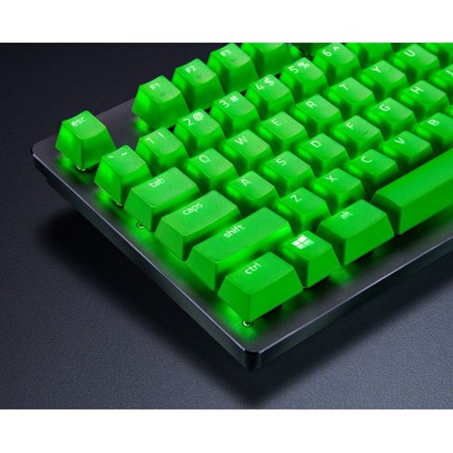 Купить Сменные клавиши Razer PBT Keycap Upgrade Set (RC21-01490400-R3M1) Razer Green - цена в Харькове, Киеве, Днепре, Одессе
в интернет-магазине Telemart фото