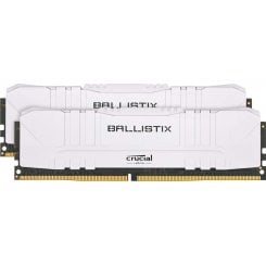 Фото ОЗУ Crucial DDR4 16GB (2x8GB) 3200Mhz Ballistix White (BL2K8G32C16U4W)