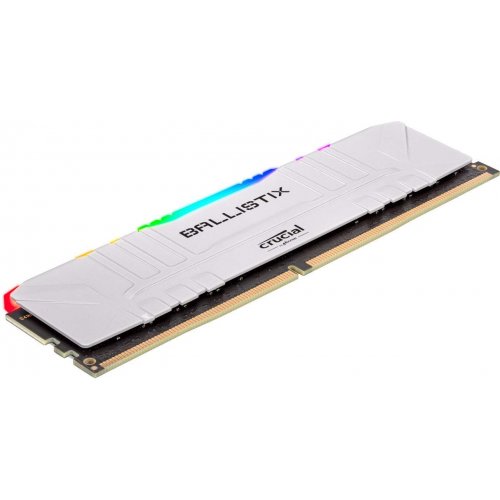 Фото ОЗУ Crucial DDR4 16GB (2x8GB) 3200Mhz Ballistix RGB White (BL2K8G32C16U4WL)