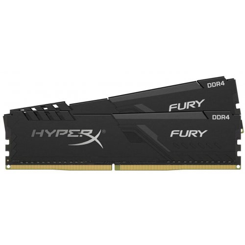 Фото ОЗУ HyperX DDR4 64GB (2x32GB) 2666Mhz Fury Black (HX426C16FB3K2/64)