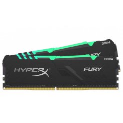 Фото HyperX DDR4 32GB (2x16GB) 3733Mhz Fury RGB (HX437C19FB3AK2/32)