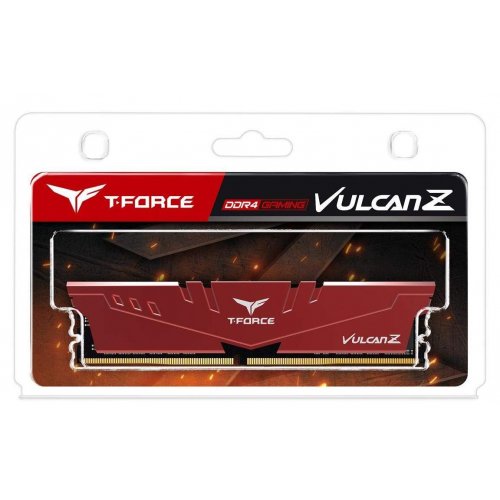 Фото ОЗП Team DDR4 8GB 3200Mhz T-Force Vulcan Z Red (TLZRD48G3200HC16C01)