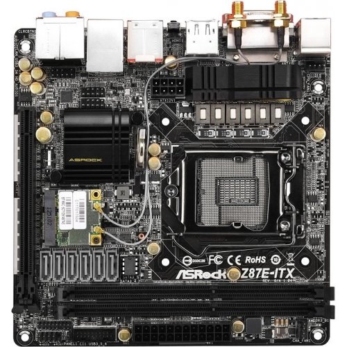 Продати Материнська плата AsRock Z87 Z87E-ITX (s1150, Intel Z87) за Trade-In у інтернет-магазині Телемарт - Київ, Дніпро, Україна фото