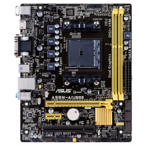 Продати Материнська плата Asus A58M-A/USB3 (sFM2+, AMD A58) за Trade-In у інтернет-магазині Телемарт - Київ, Дніпро, Україна фото