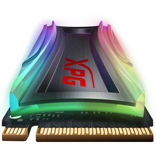 Photo SSD Drive ADATA XPG Spectrix S40G RGB 3D NAND TLC 256GB M.2 (2280 PCI-E) NVMe x4 (AS40G-256GT-C)