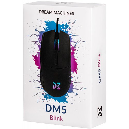 Купить Мышка Dream Machines DM5 Blink Black - цена в Харькове, Киеве, Днепре, Одессе
в интернет-магазине Telemart фото