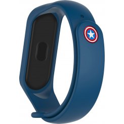 Ремешок для фитнес-браслета Armorstandart Superhero Edition for Xiaomi Mi Band 4/3 (ARM55061) Captain America Blue