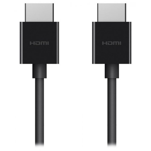 Купити Кабель Belkin HDMI-HDMI 2m v2.1 M/M (AV10175bt2M-BLK) - ціна в Києві, Львові, Вінниці, Хмельницькому, Франківську, Україні | інтернет-магазин TELEMART.UA фото