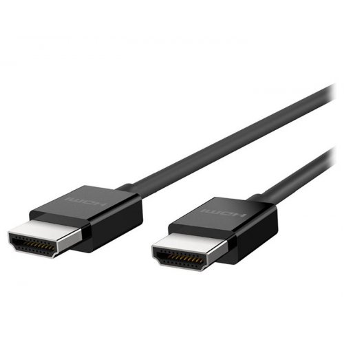 Купити Кабель Belkin HDMI-HDMI 2m v2.1 M/M (AV10175bt2M-BLK) - ціна в Києві, Львові, Вінниці, Хмельницькому, Франківську, Україні | інтернет-магазин TELEMART.UA фото