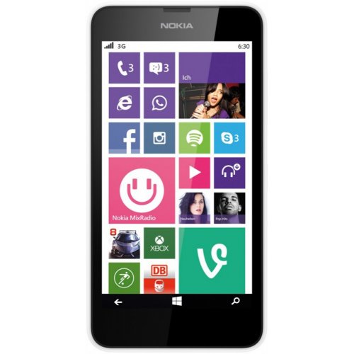 Купить Смартфон Nokia Lumia 630 Dual Sim White - цена в Харькове, Киеве, Днепре, Одессе
в интернет-магазине Telemart фото