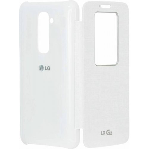 Купить Чехол Чехол LG Quick Window для LG G2 D802 (CCF-240G) White - цена в Харькове, Киеве, Днепре, Одессе
в интернет-магазине Telemart фото