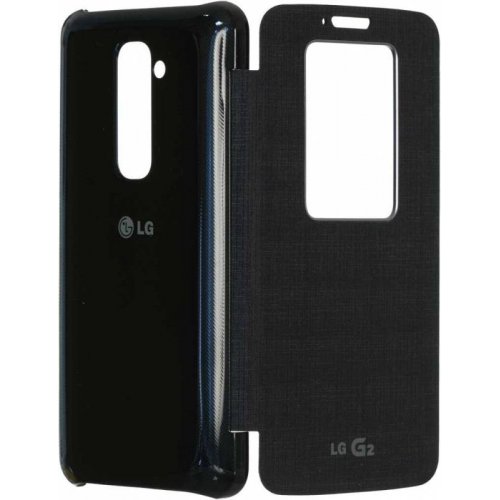 Купити Чохол Чехол LG Quick Window для LG G2 D802 (CCF-240G) Black - ціна в Києві, Львові, Вінниці, Хмельницькому, Франківську, Україні | інтернет-магазин TELEMART.UA фото