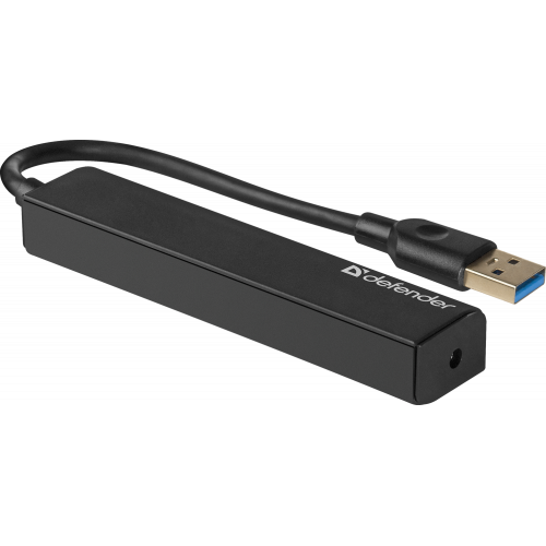 Купить USB-хаб Defender Quadro Express USB 3.0 4-ports (83204) Black - цена в Харькове, Киеве, Днепре, Одессе
в интернет-магазине Telemart фото