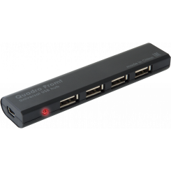 USB-хаб Defender Quadro Promt USB 2.0 4-ports (83200) Black