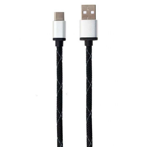 Photo Cablexpert USB 2.0 to USB Type-C 2.4A 2.5m Charge/Sync (CCP-USB2-AMCM-2.5M) Black