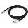 Photo Cablexpert USB 2.0 to USB Type-C 2.4A 2.5m Charge/Sync (CCP-USB2-AMCM-2.5M) Black