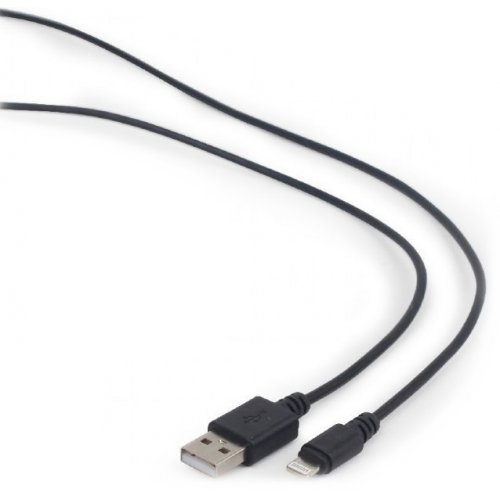 Купить USB Кабель Cablexpert USB 2.0 to Lightning 0.1m Charge/Sync (CC-USB2-AMLM-0.1M) Black - цена в Харькове, Киеве, Днепре, Одессе
в интернет-магазине Telemart фото