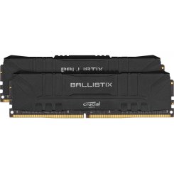 Фото ОЗУ Crucial DDR4 32GB (2x16GB) 2666Mhz Ballistix Black (BL2K16G26C16U4B)