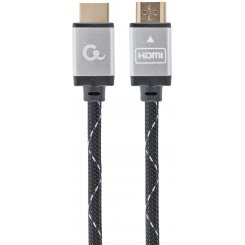 Кабель Cablexpert HDMI-HDMI with ethernet 1.5m Select Plus Series (CCB-HDMIL-1.5M) Black/Silver