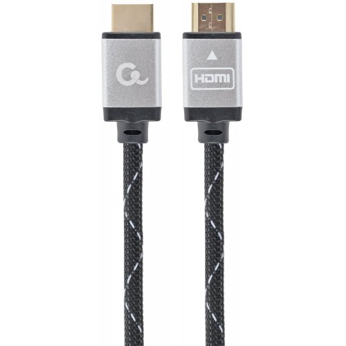 Купить Кабель Cablexpert HDMI-HDMI with ethernet 2m Select Plus Series (CCB-HDMIL-2M) Black/Silver - цена в Харькове, Киеве, Днепре, Одессе
в интернет-магазине Telemart фото