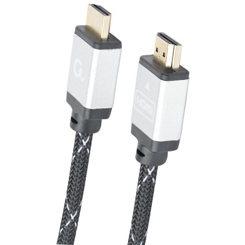 Photo Cablexpert HDMI-HDMI with ethernet 7.5m Select Plus Series (CCB-HDMIL-7.5M) Black/Silver
