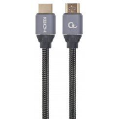 Кабель Cablexpert HDMI-HDMI with ethernet 1m Premium Series (CCBP-HDMI-1M) Grey/Silver