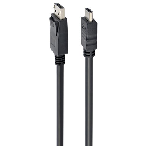 Купить Кабель Cablexpert DisplayPort-HDMI 10m (CC-DP-HDMI-10M) Black - цена в Харькове, Киеве, Днепре, Одессе
в интернет-магазине Telemart фото