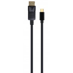 Кабель Cablexpert miniDisplayPort-DisplayPort 1.8m v.1.2 Digital Interface (CCP-mDP2-6) Black