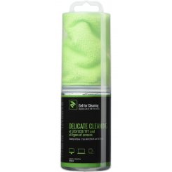 Фото Набор для чистки 2E 2 in 1 Cleaning Kit LED/TFT/LCD Gel Spray 300ml + 2 Cloth (2E-SK300G) Green