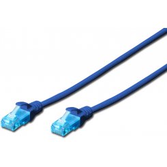 Патч-корд Digitus UTP, RJ45, Cat5e 2m CCA (DK-1512-020/B) Blue