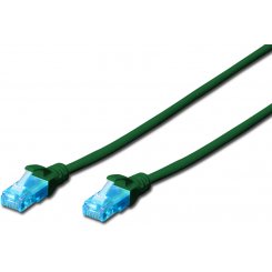 Кабель Digitus UTP, RJ45, Cat5e 2m CCA (DK-1512-020/G) Green