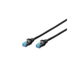 Патч-корд Digitus SF-UTP, RJ45, Cat5e 1m (DK-1531-010/BL) Black