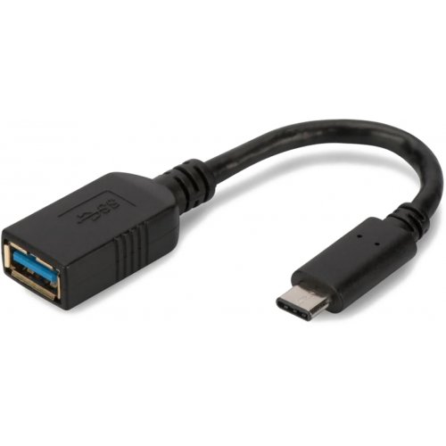 

Digitus USB 3.0 to USB Type-C F/M 0.15m (AK-300315-001-S) Black