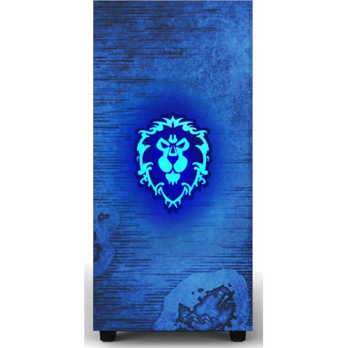 Продать Корпус NZXT H510 World of Warcraft Alliance Tempered Glass (CA-H510B-WA) Blue по Trade-In интернет-магазине Телемарт - Киев, Днепр, Украина фото