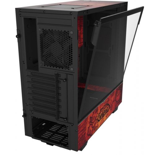 Photo NZXT H510 World of Warcraft Horde Tempered Glass (CA-H510B-WH) Red