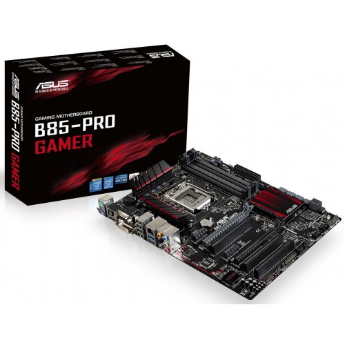 Продать Материнская плата Asus B85-PRO GAMER (s1150, Intel B85) по Trade-In интернет-магазине Телемарт - Киев, Днепр, Украина фото