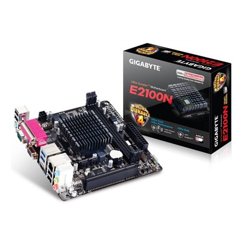 Продать Материнская плата Gigabyte GA-E2100N (AMD E1-2100) по Trade-In интернет-магазине Телемарт - Киев, Днепр, Украина фото