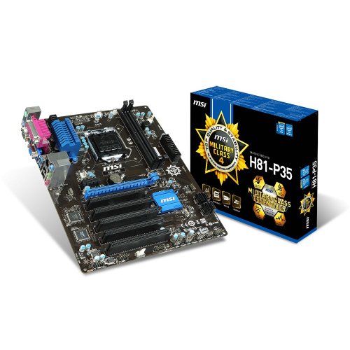 Продати Материнська плата MSI H81-P35 (s1150, Intel H81) за Trade-In у інтернет-магазині Телемарт - Київ, Дніпро, Україна фото