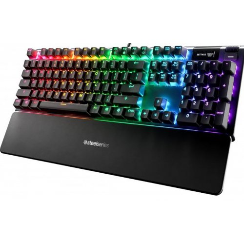 Photo Keyboard SteelSeries Apex 5 Hybrid Mechanical RGB Switch (64532) Black