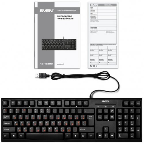 Photo Keyboard SVEN KB-S300 Silver/Black