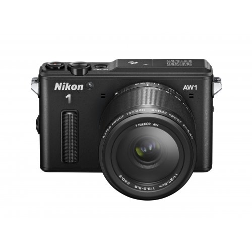Купити Цифрові фотоапарати Nikon 1 AW1 10 2.8 AW + 11–27.5 AW Kit Black - ціна в Києві, Львові, Вінниці, Хмельницькому, Франківську, Україні | інтернет-магазин TELEMART.UA фото